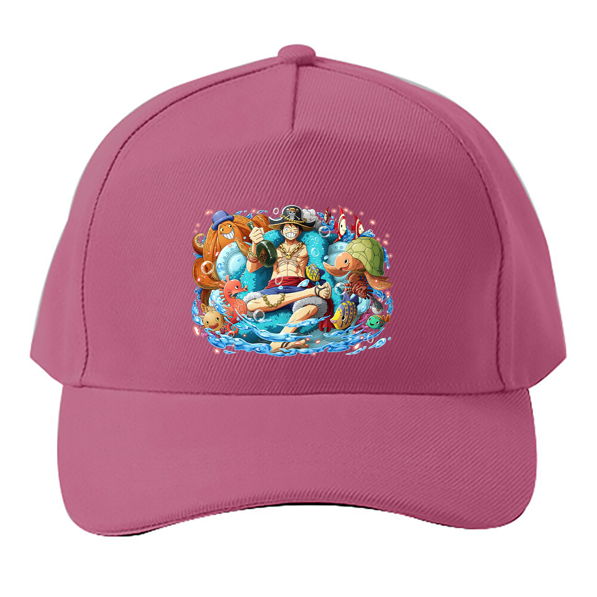 （画像用） ワンピース モンキー・D・ルフィ ONE PIECE Monkey D. Luffy ベースボールキャップ 綿100％ 男女兼用 帽子 スポーツ